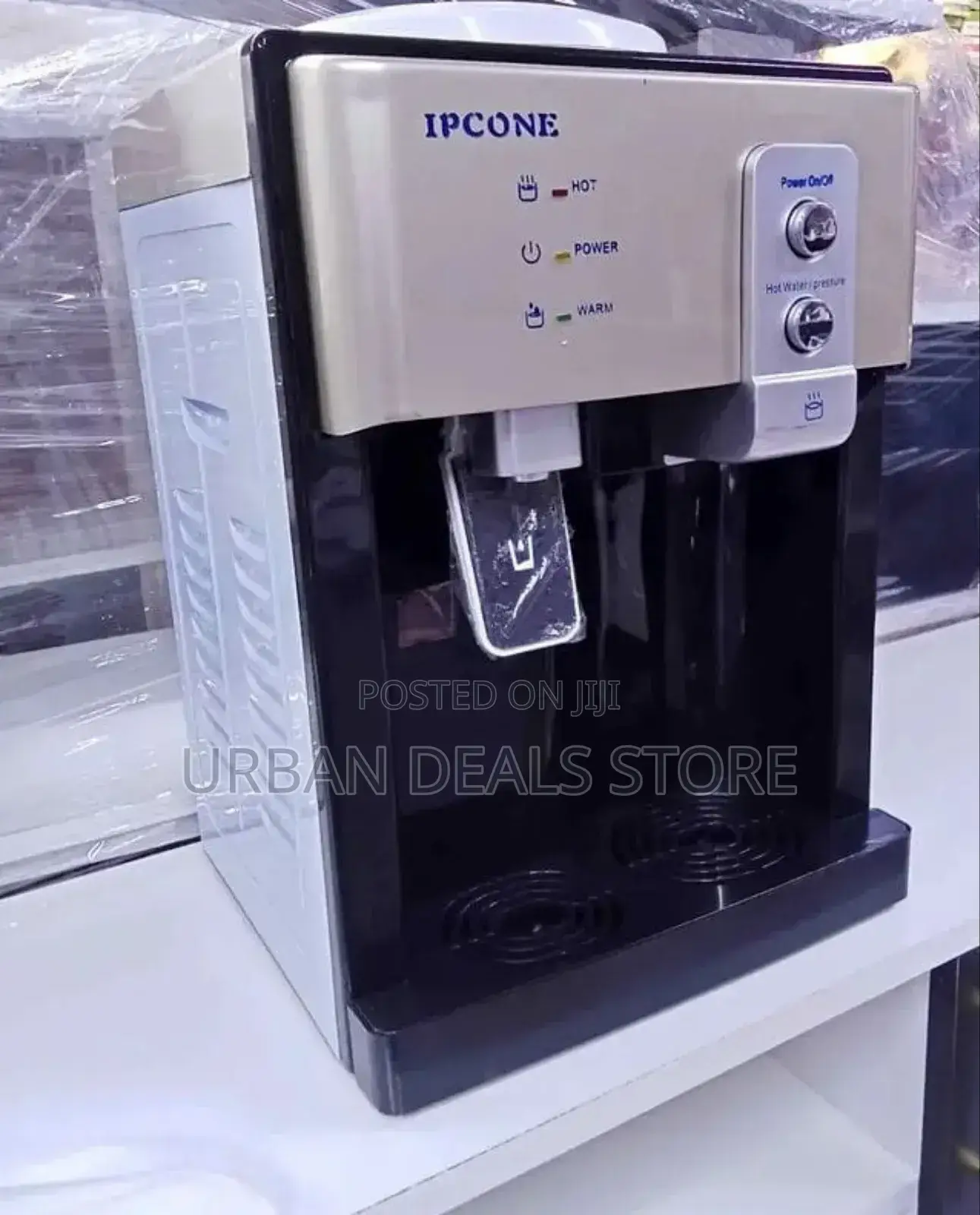 Silver Ipcone Hot and Nomal Table Top Water Dispenser