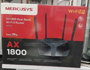 Mercusys Mr70x | Ax1800 Dual-band Wifi 6 Router