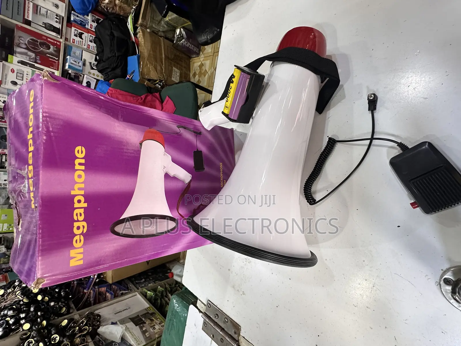 Megaphone 1501 With Bluetooth, 2 Batteries and Charger – Loud Portable