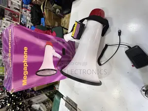 Megaphone 1501 With Bluetooth, 2 Batteries and Charger – Loud Portable