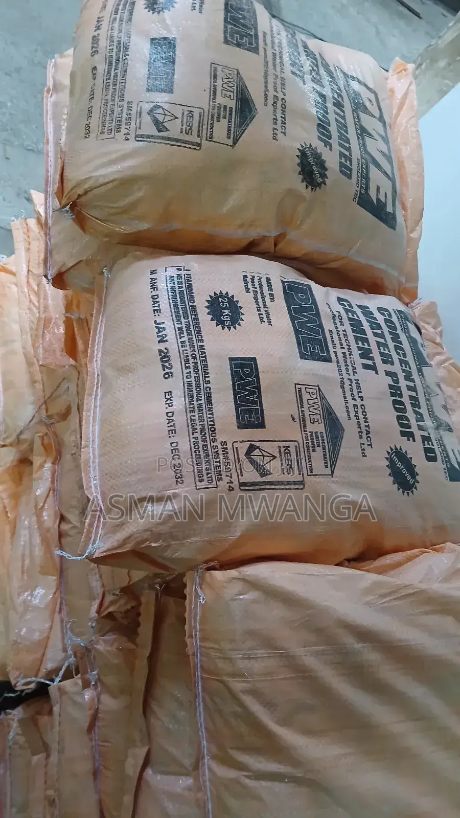 Brand New Waterproofing Cement
