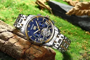 Tevise Full Calendar Automatic Gents Watch Automatic Movement