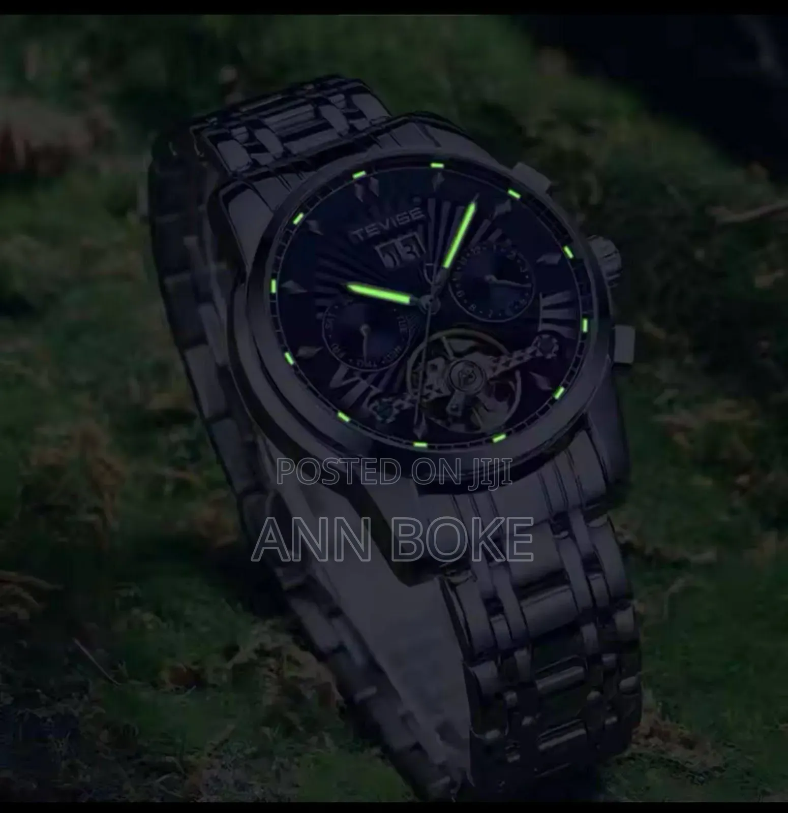 Tevise Full Calendar Automatic Gents Watch Automatic Movement