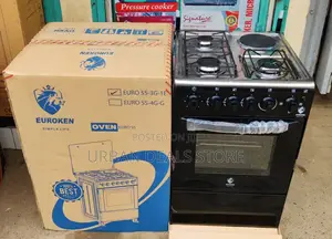 50×55 Euroken 3+1 Standing Cooker With Oven Cooker