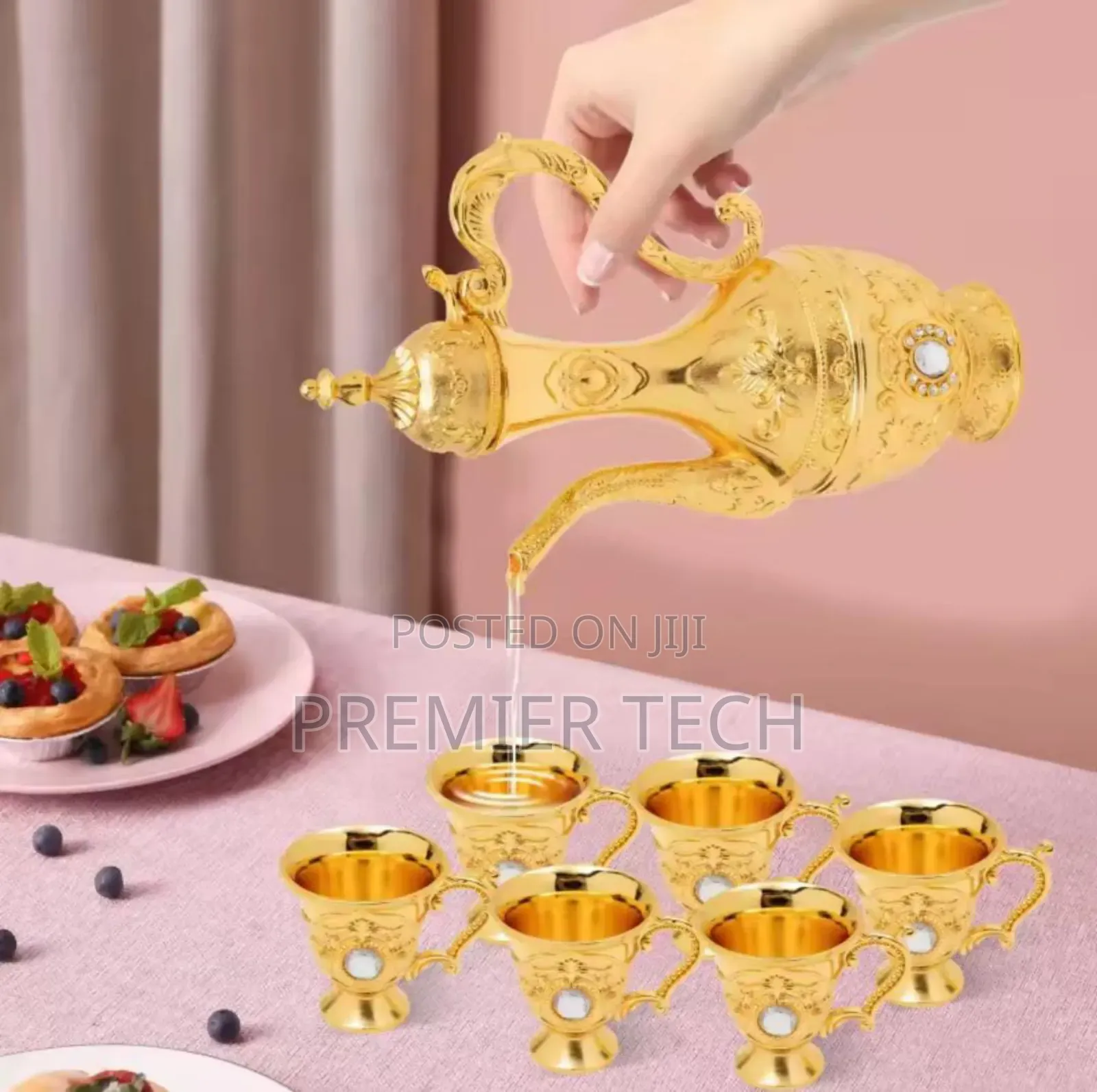 8pcs Elegant Luxury Arabic Coffee Set