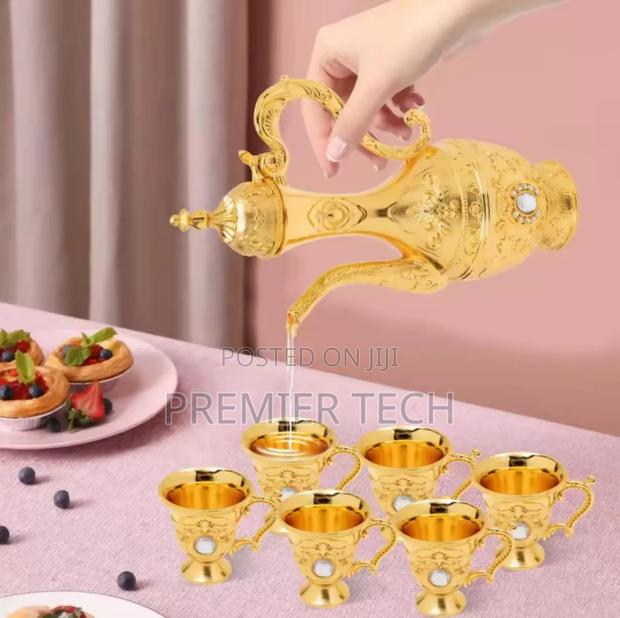 8pcs Elegant Luxury Arabic Coffee Set - thumbnail 3