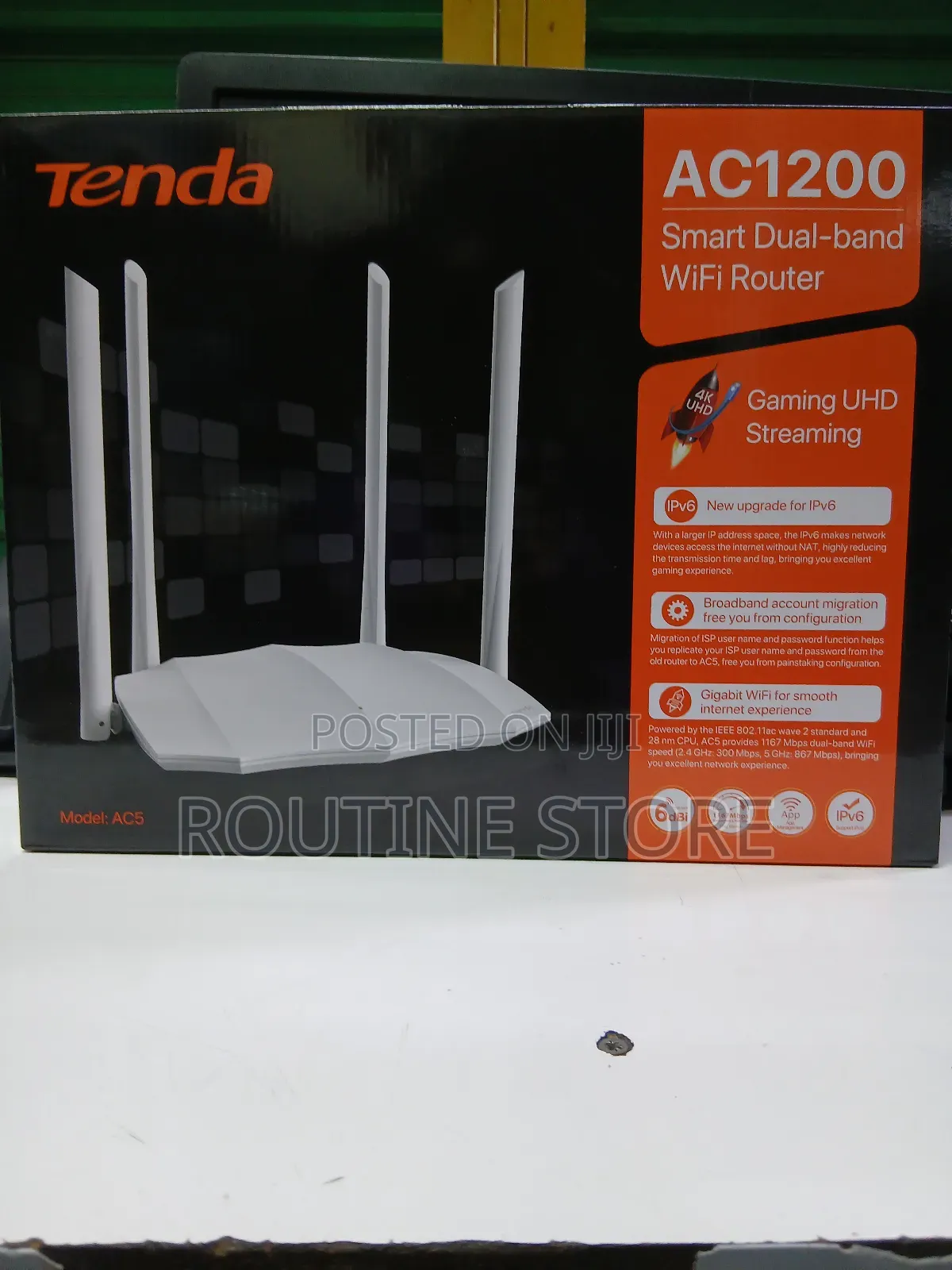 Tenda Ac1200 Smart Dual Band Wifi Router Ac5