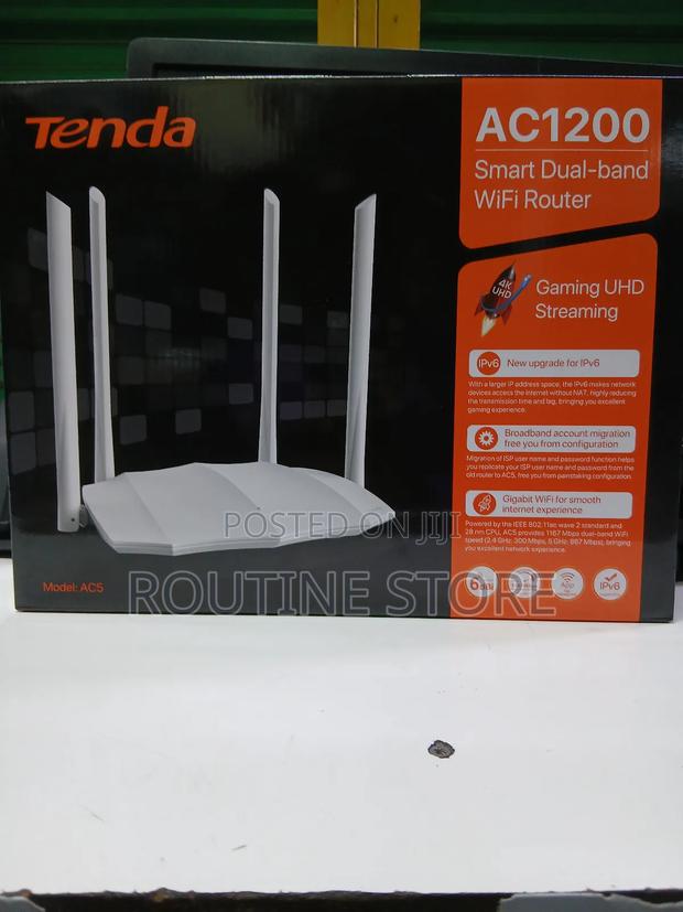 Tenda Ac1200 Smart Dual Band Wifi Router Ac5