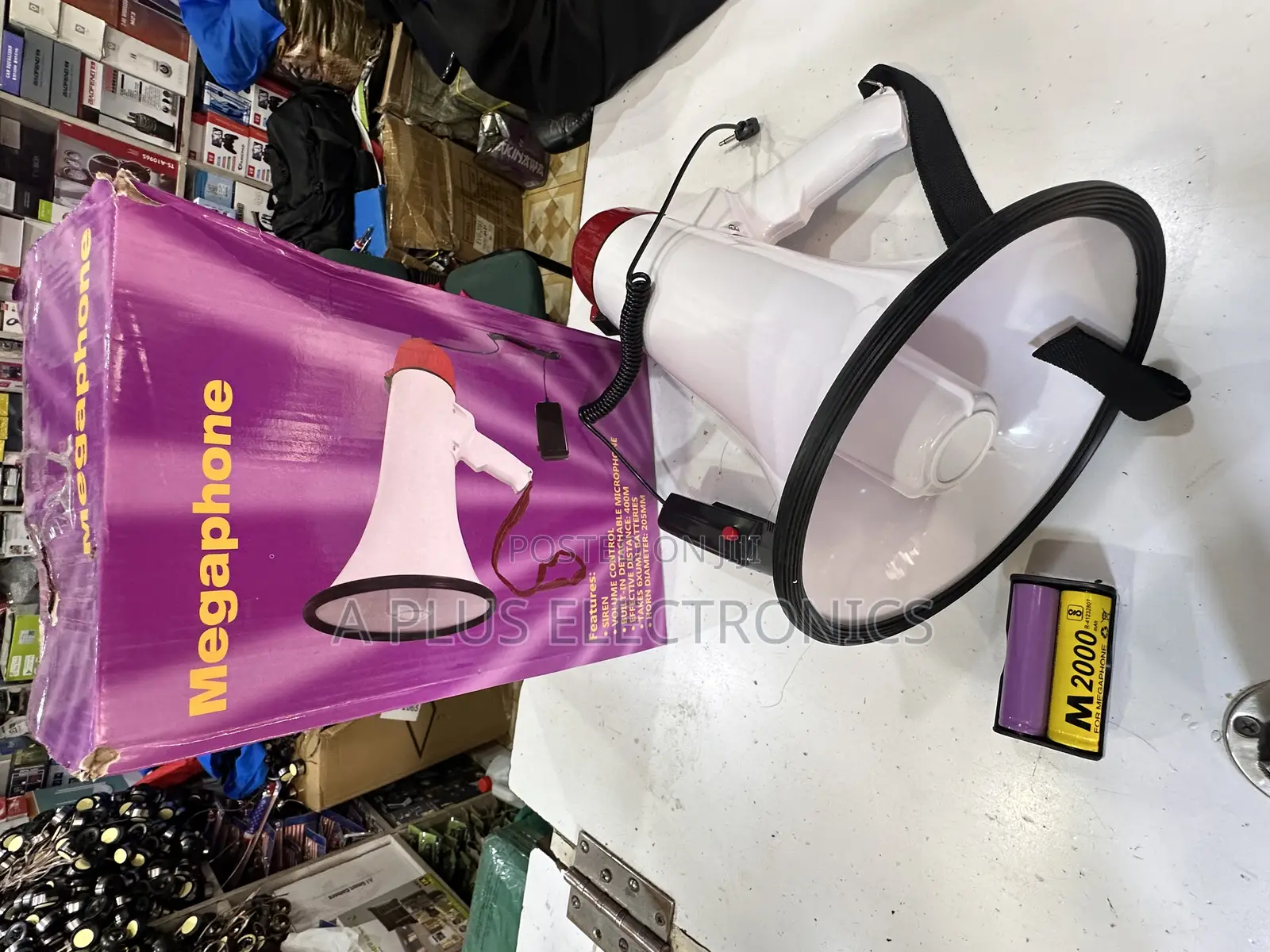 Megaphone 1501 With Bluetooth, 2 Batteries and Charger – Outdoor