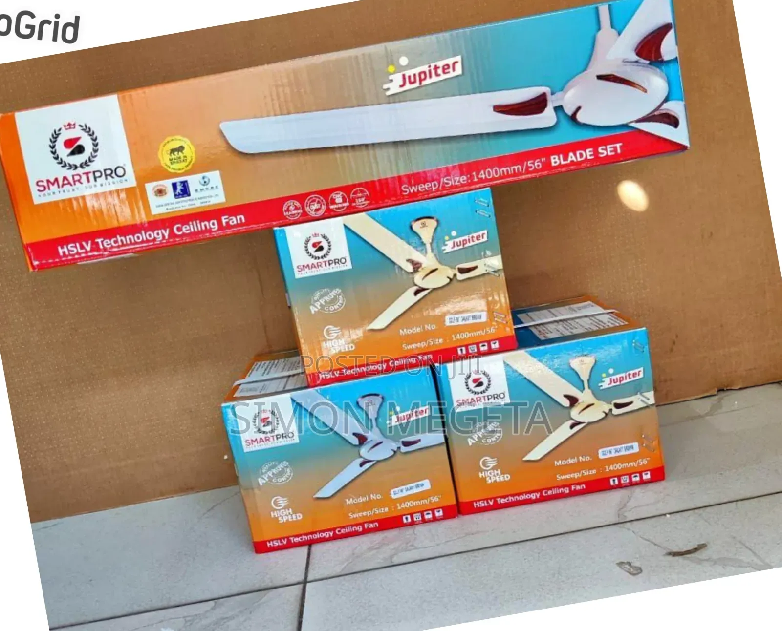 In Stock Windsor 56 Inches Ceiling Fan