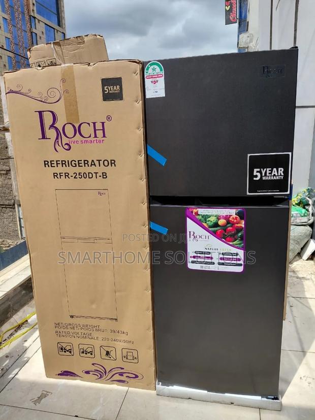 Roch 197litres Rfr-250-dt-b Double Door No Frost Refrigerator