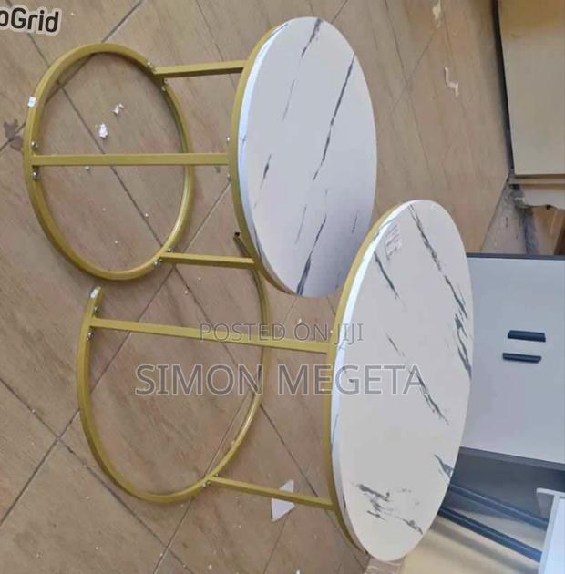 White Nesting Tables in Stock - main view