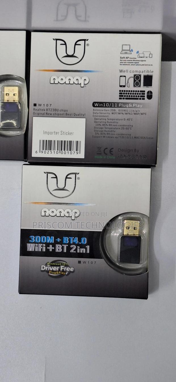 Nonap Wifi+Bluetooth Adapter, Plug and Play - thumbnail 3
