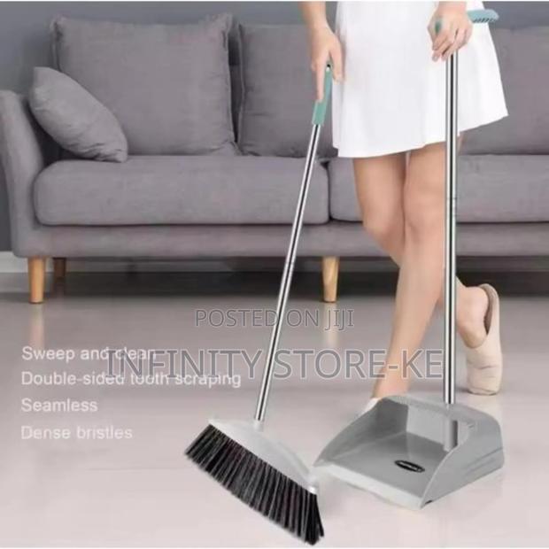 2 in 1 Broom and Dustpan/ Flexible Broom