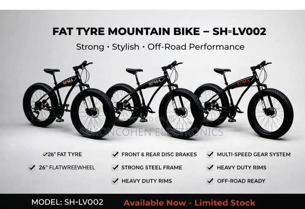 Fat Tyre Size 26 Mountain Bike