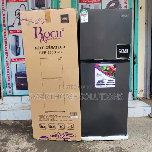 Roch Rfr-250-dt-b No Frost 197l Double Door Fridge