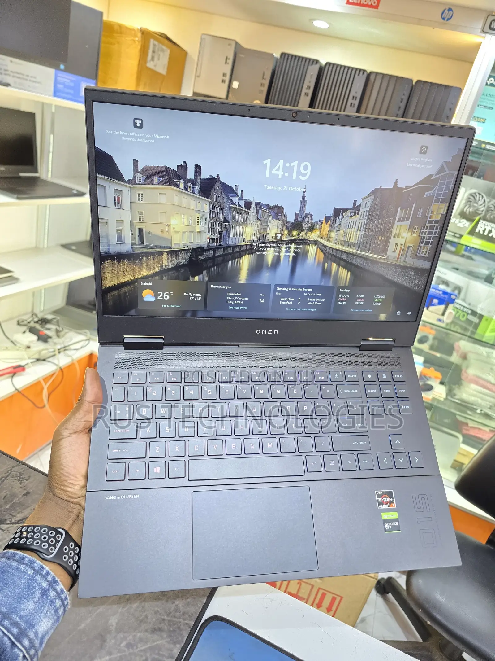 Laptop HP Omen 16 16GB AMD Ryzen 7 SSD 512GB