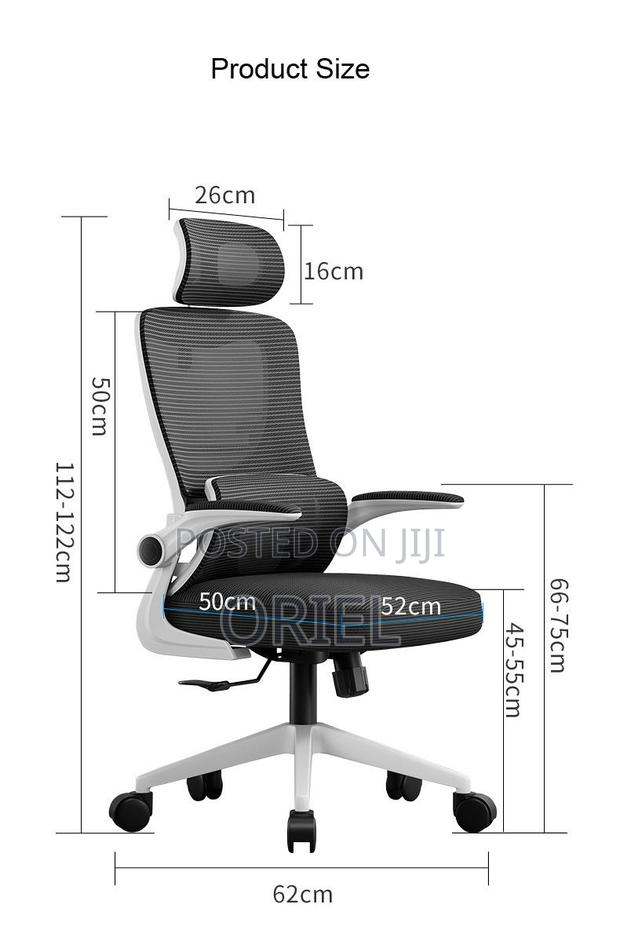 Office Chair : High-Back Ergonomic Computer Study Office Chair - thumbnail 2