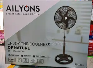 Ailyons 18 Inches Standing Fan 
2 Pieces in Box