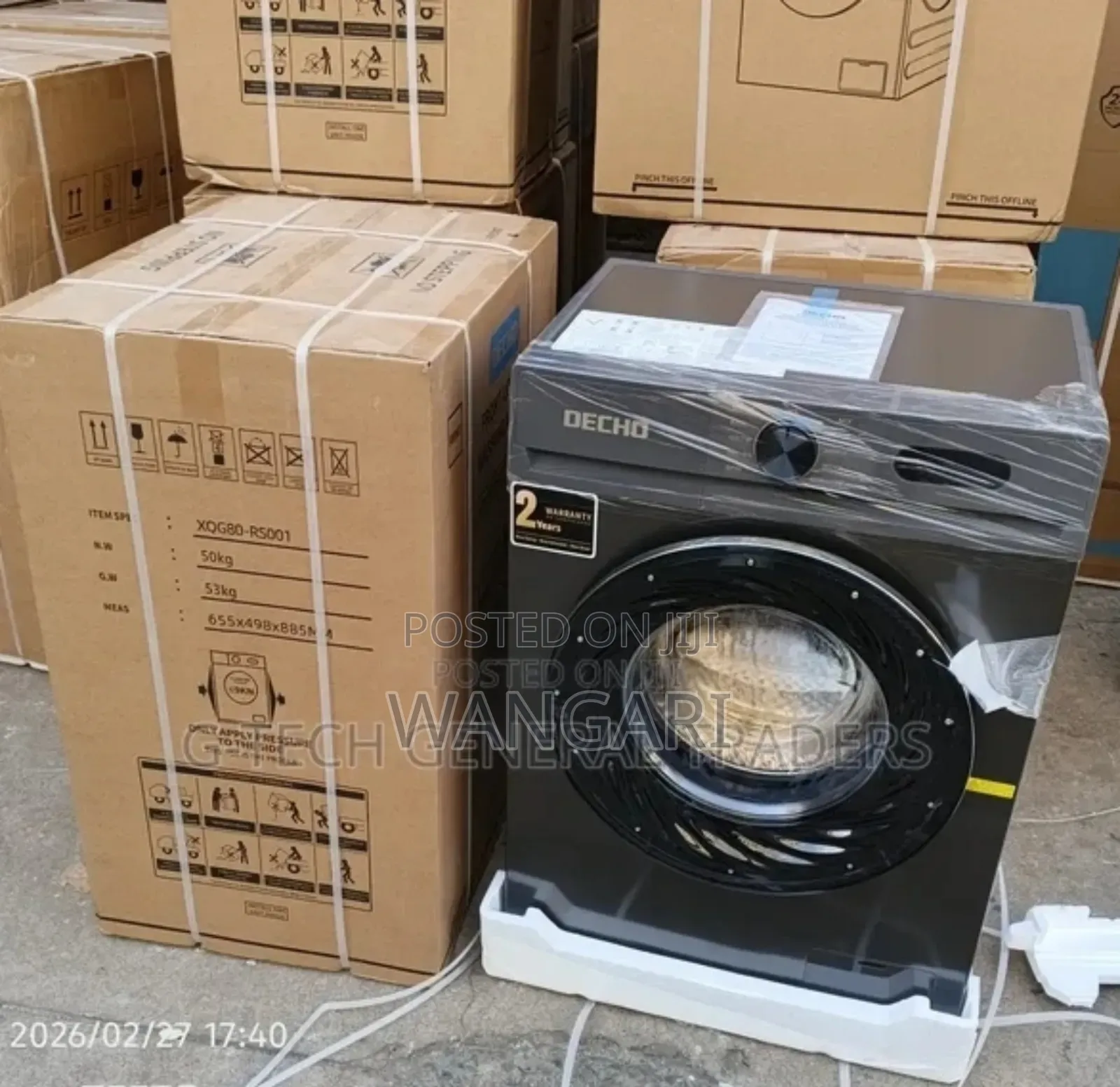 Decho 8kg Wash and Spin