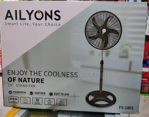 Ailyons 18 Inches Standing Fan 2 PCS in Box