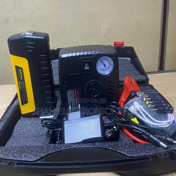 High Power Power Bank Tm15 12v Jump Starter With Tyre Compressor