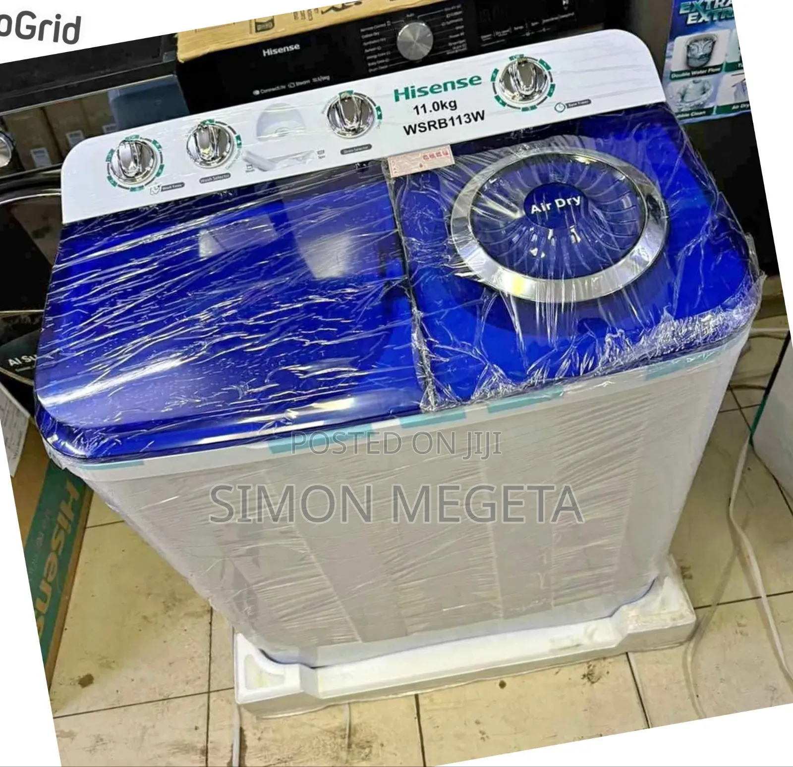 New Arrivals Hisense 11 KGS Twin Tub Washing Machine
