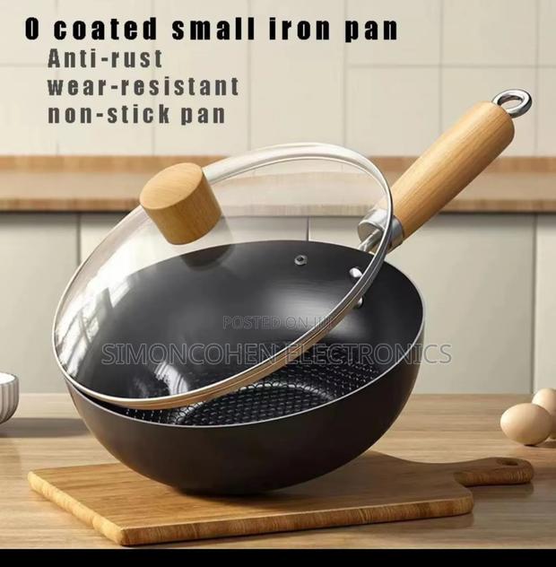 Coated Deep Frying Pan With Lid