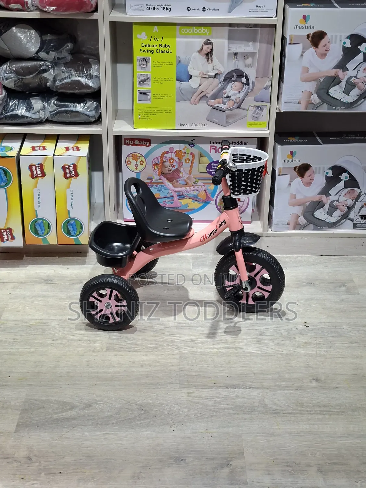 Toddlers Tricycle(Durable Colourful)