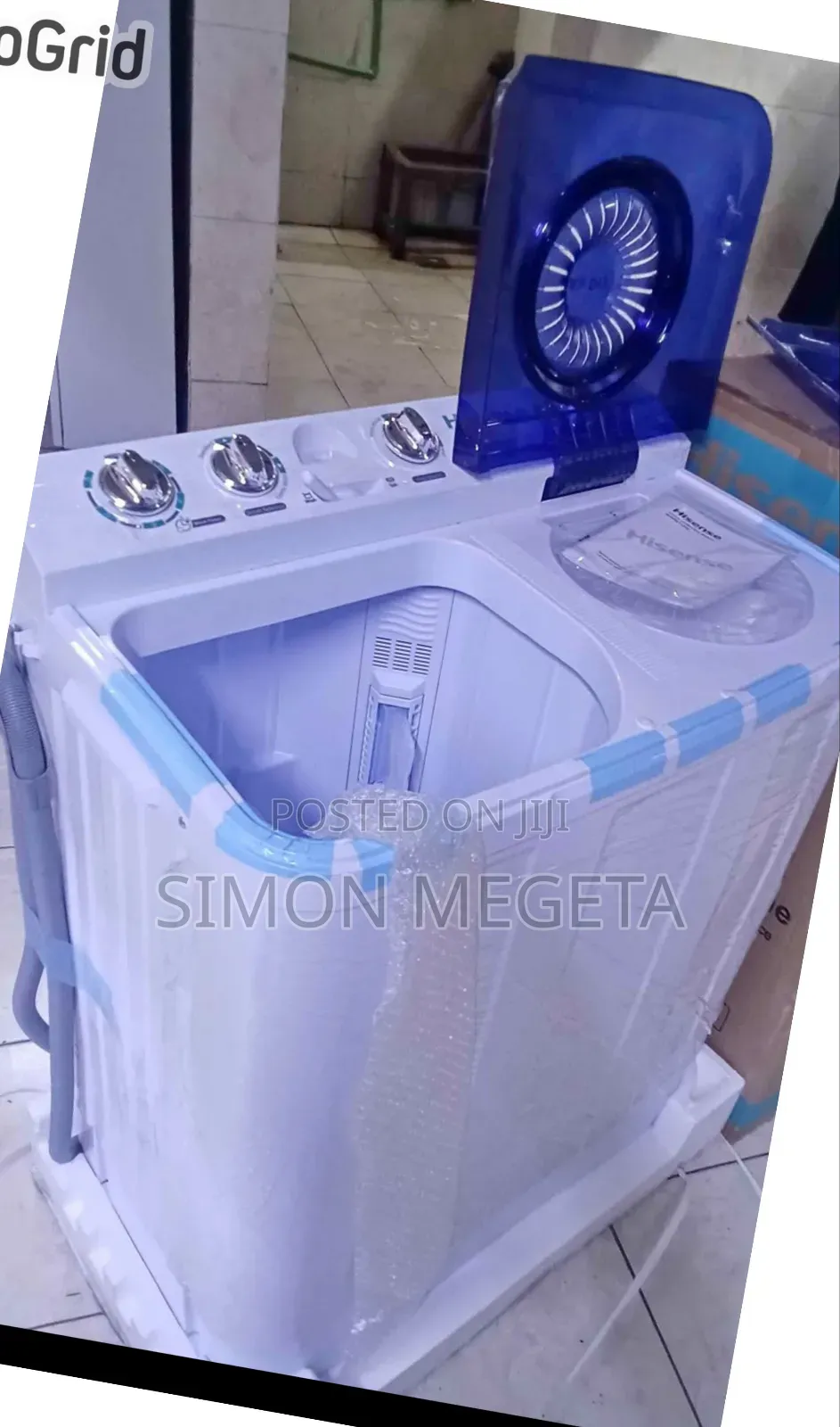 Hisense 11 KGS Twin Tub Washing Machine Available