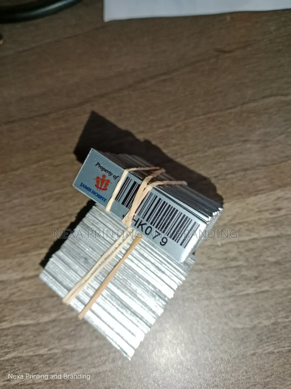High Quality Barcoded Asset Tags