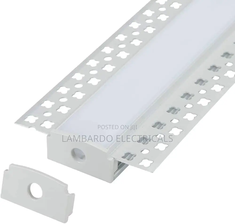 Led Aluminum Profile 2013 Plaster, 3mtr Length, 20mm, Frosty Cover