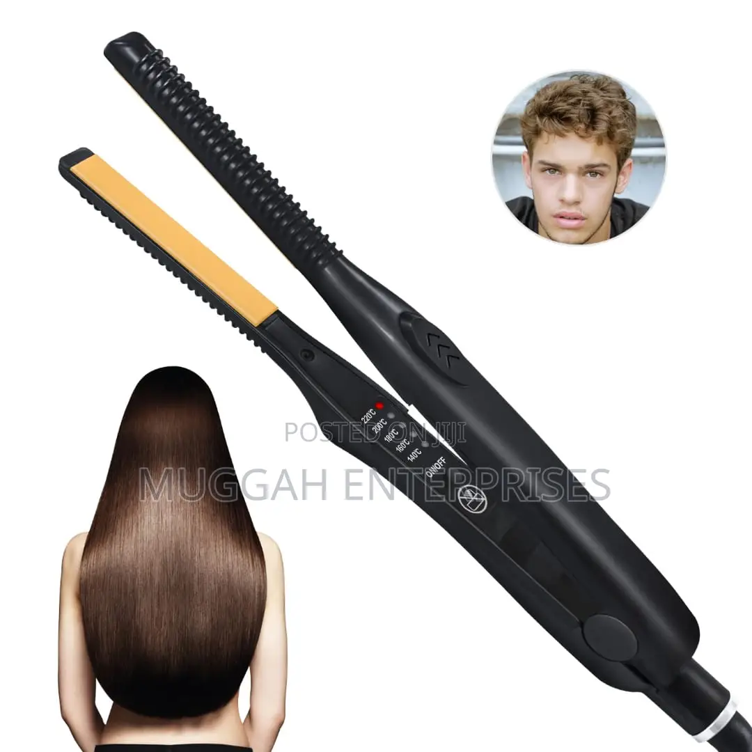 Electric Hotiron 2 in 1 Hair Curler and Straightener