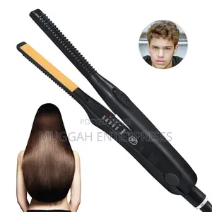 Electric Hotiron 2 in 1 Hair Curler and Straightener