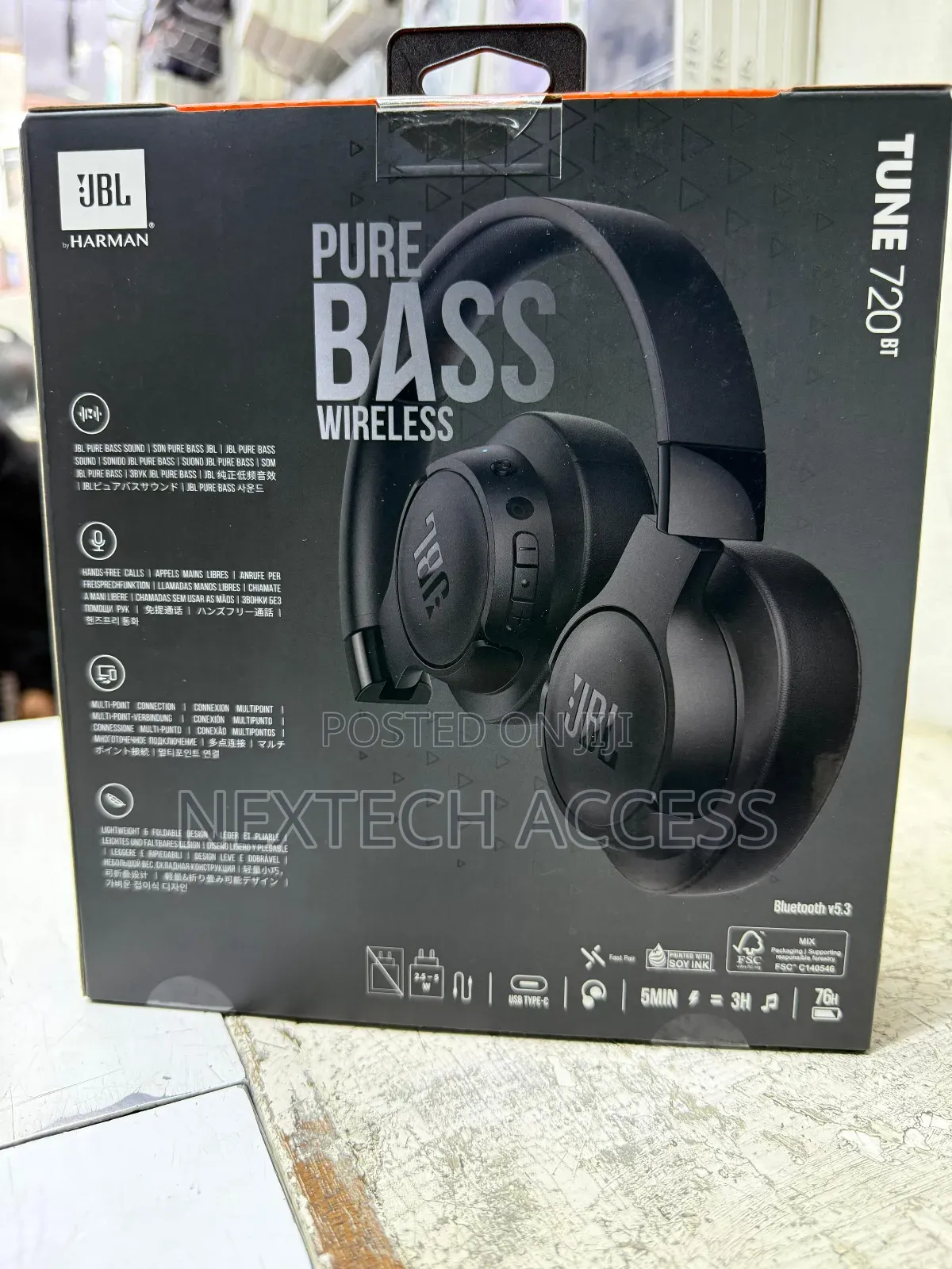 JBL Tune 720bt Wireless Headphones