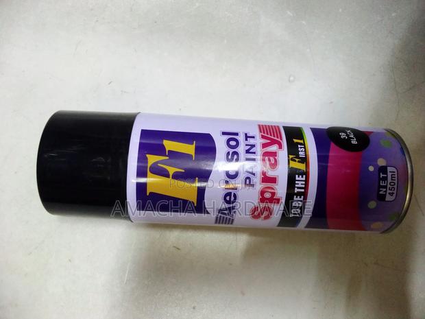 450ml F1 Aerosal Paint Spray (Gross Black)