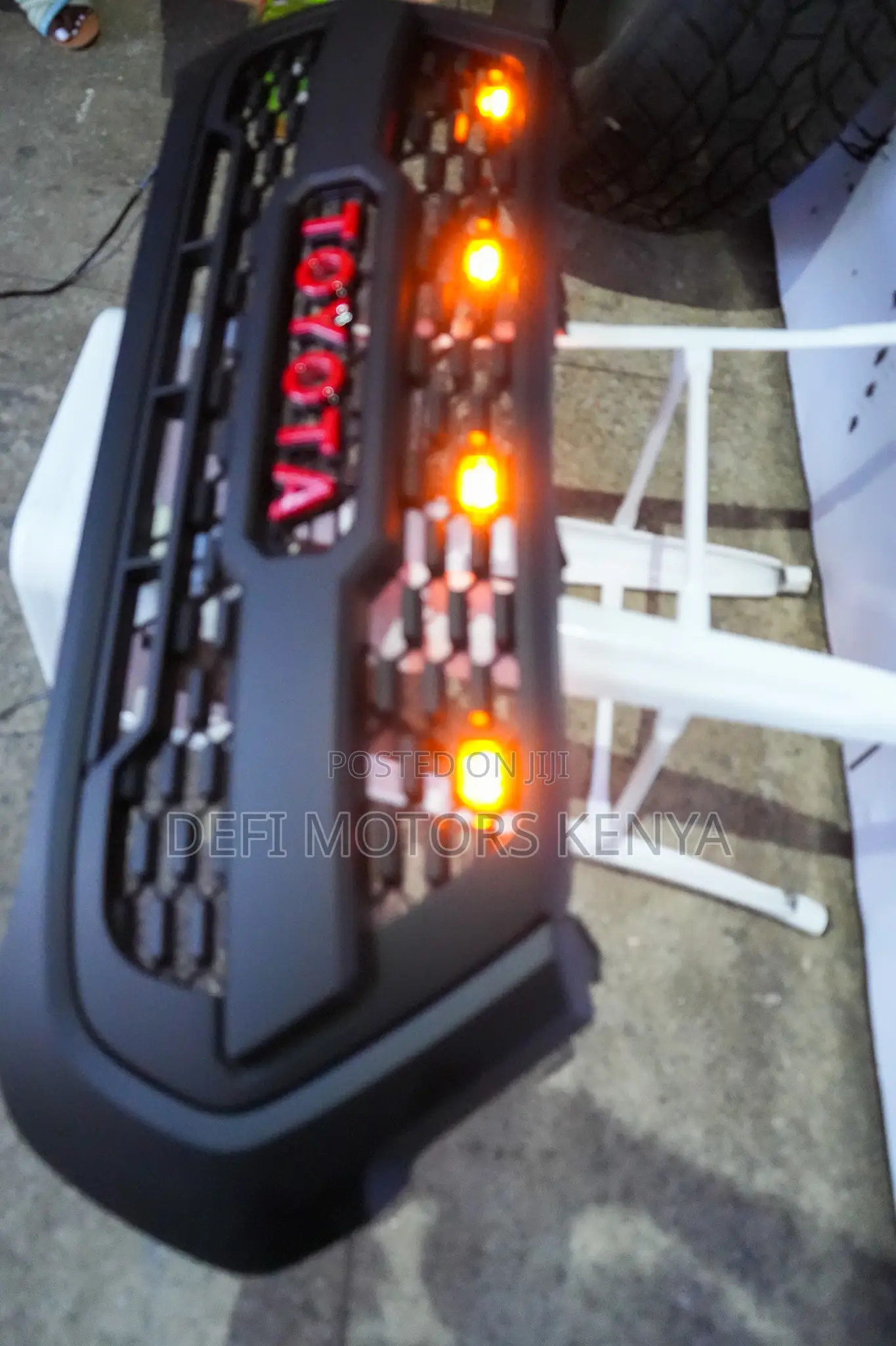 Gr-Style Front Grille for Toyota Hilux (2020-2024)