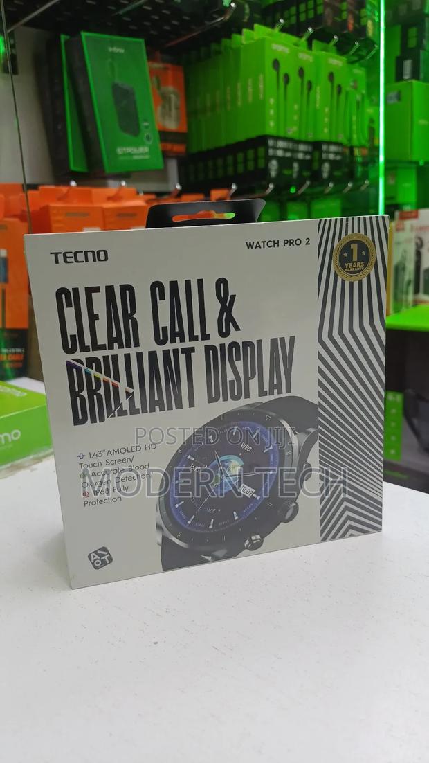 Tecno Watch Pro 2 1.43'' Amoled Screen Smart Watch - thumbnail 2