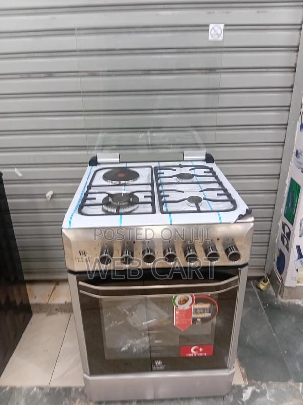 Everest Bj’S 60×60 Multi-Fuel Cooker 3 Gas + 1 Electric Plate