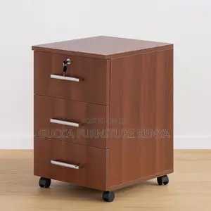 3-drawer's Wooden Pedestal Office File Cabinet