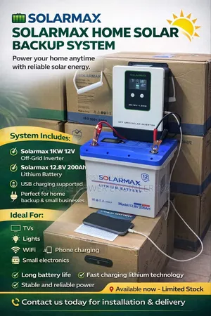 Inverters Batteries Panels Solar Lights Solarmax Products
