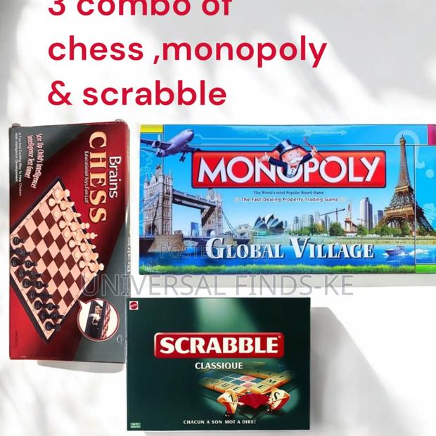 Chess Board 3 in 1 Combo if Board Games - main view