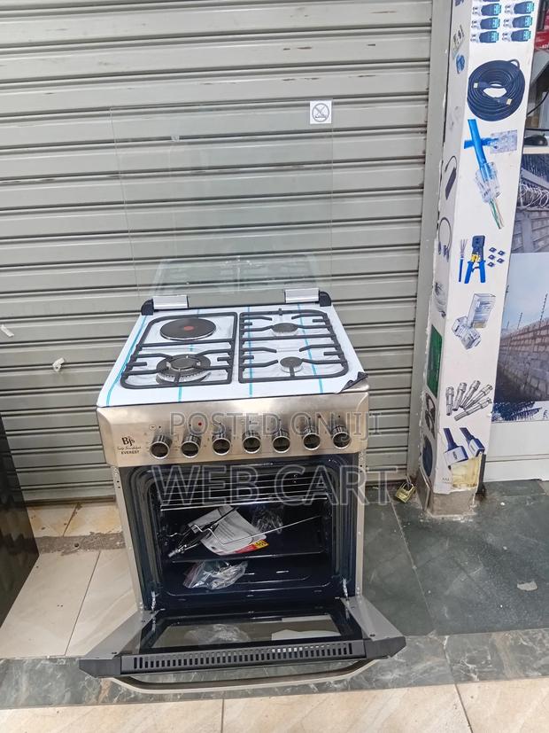 Everest Bj’S 60x60 Freestanding Cooker 3 Gas + 1 Electric Burner