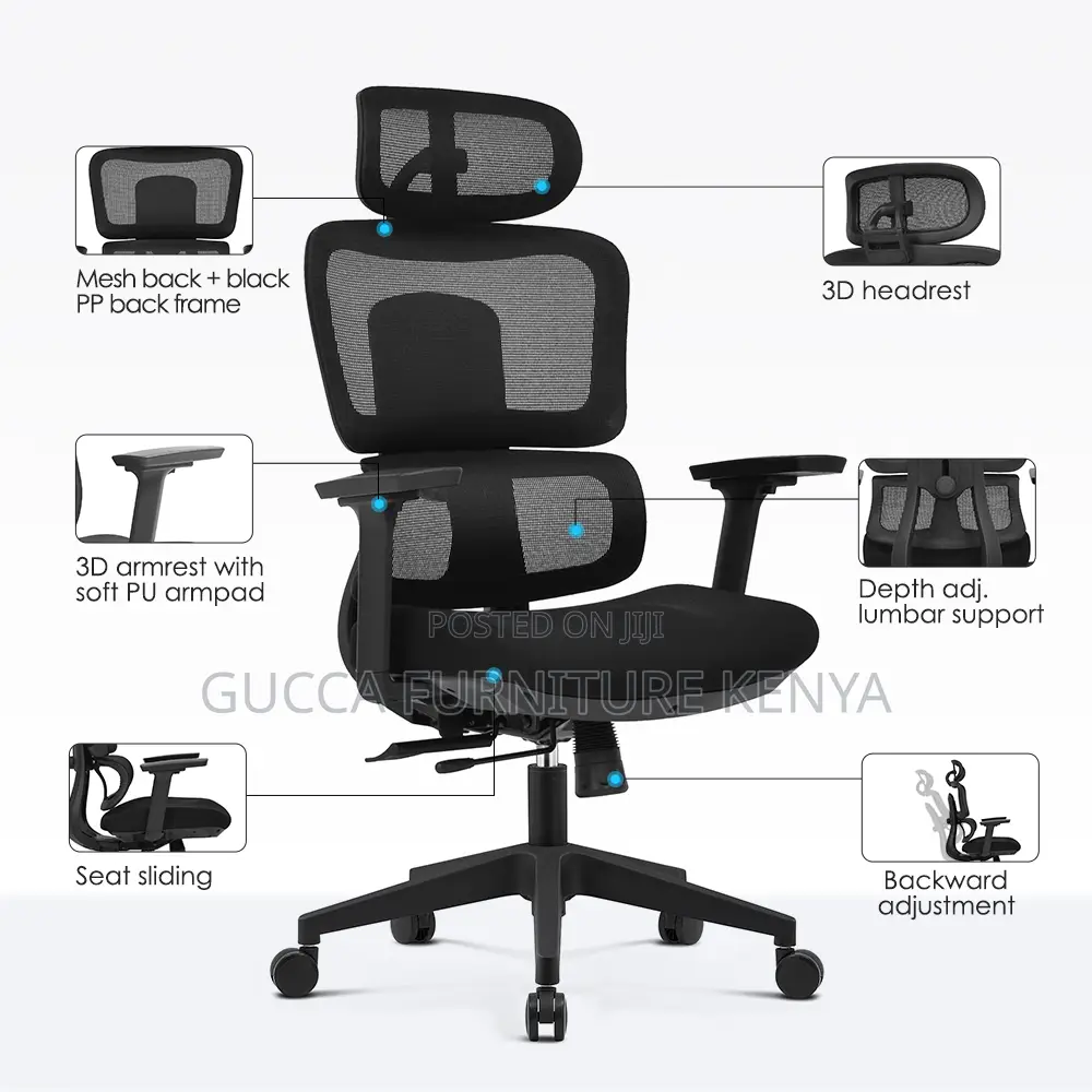 Orthopedic Executive High-back Mesh Chair