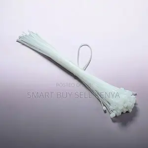 Easy to Install 20pcs of White Nylon Self Locking Cable Ties Tie Wraps
