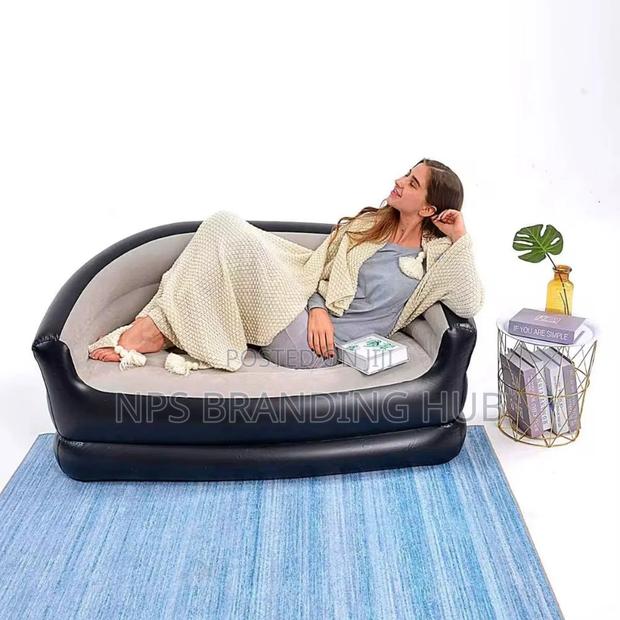 Inflatable 2 Seater Couch /Air Sofa Hp - thumbnail 2