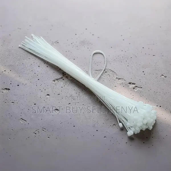 Maintenance- Free 20pcs White Nylon Self Locking Cable Ties Tie Wraps