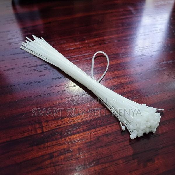 Outdoor Security 20pcs White Nylon Self Locking Cable Ties Tie Wraps
