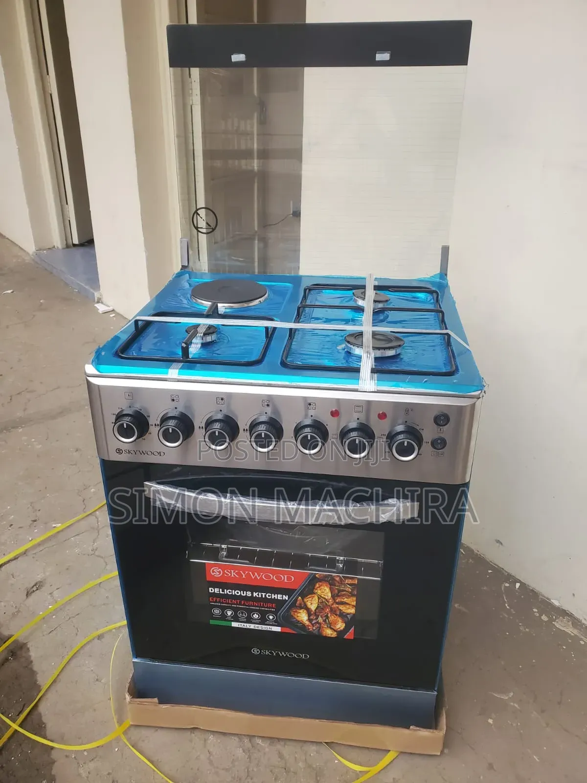 Skywood Standing Cooker With Electric Oven