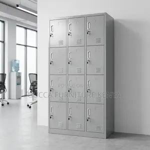 12-door's Steel Office Storage Locker Cabinet